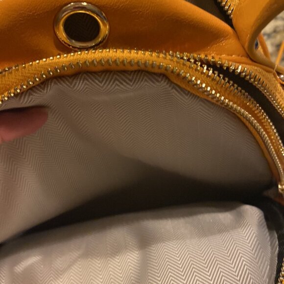 Butterfly Backpack Handbag Yellow Sequin Butterfly mini backpack - Picture 8 of 13